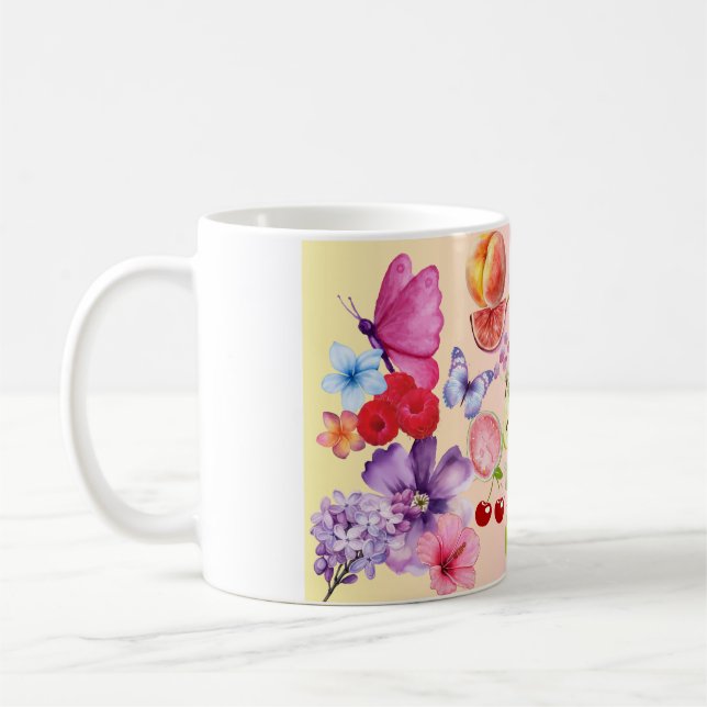 Caneca De Café Frutas mistas (Esquerda)
