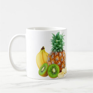 Caneca De Café Frutas tropicais