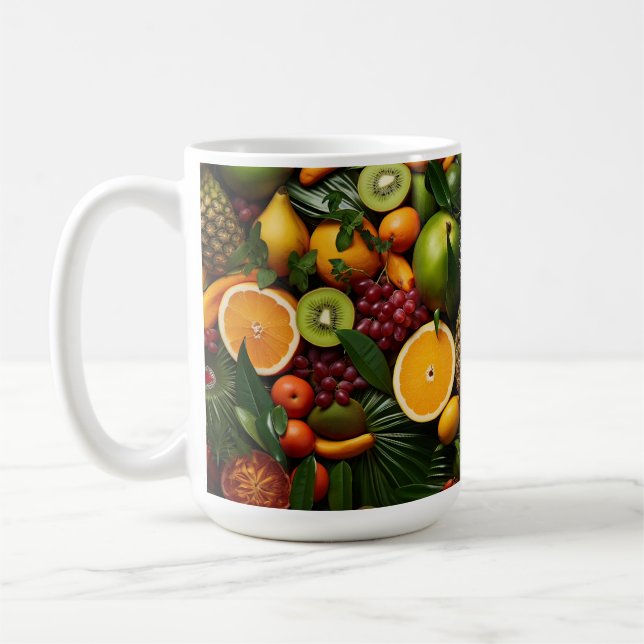 Caneca De Café Frutas tropicais (Esquerda)