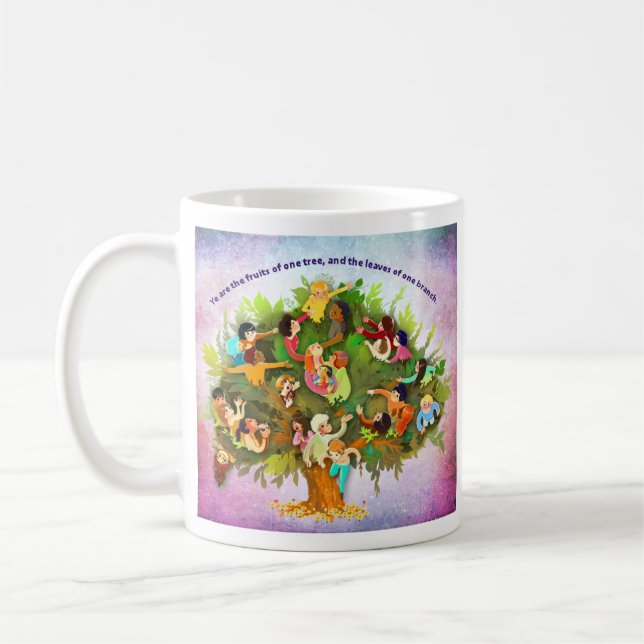 Caneca De Café Frutas uma árvore (Esquerda)