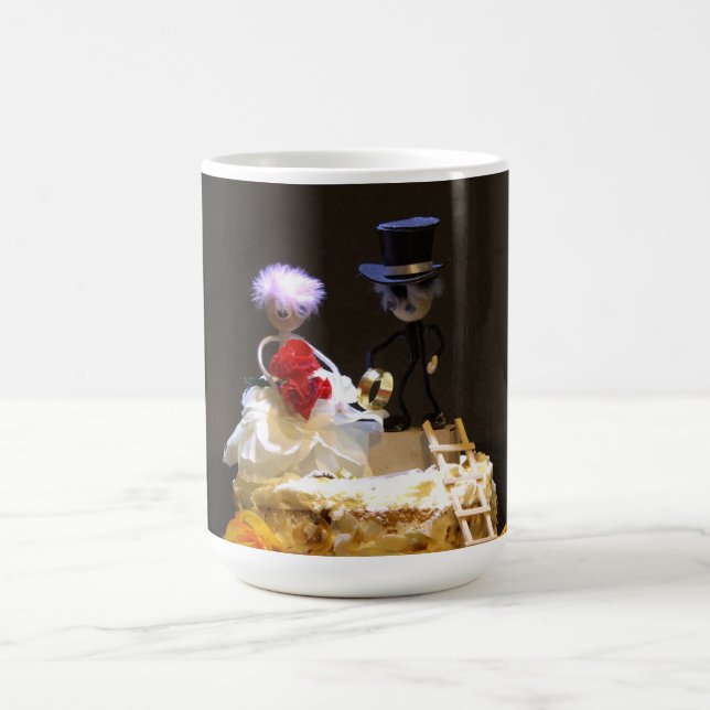 Caneca De Café Fubby bruidspaartje op taart. (Centro)