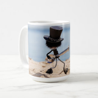 Caneca De Café Fubby gitarist met look alike Slash hoed.