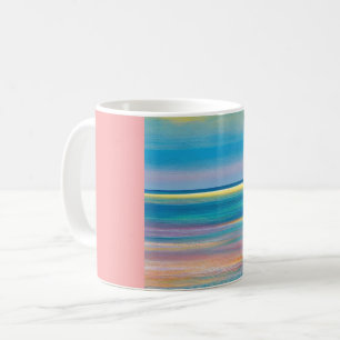 Caneca De Café Fuchsia Fusion (Fusão Fuchsia) - Abstrato