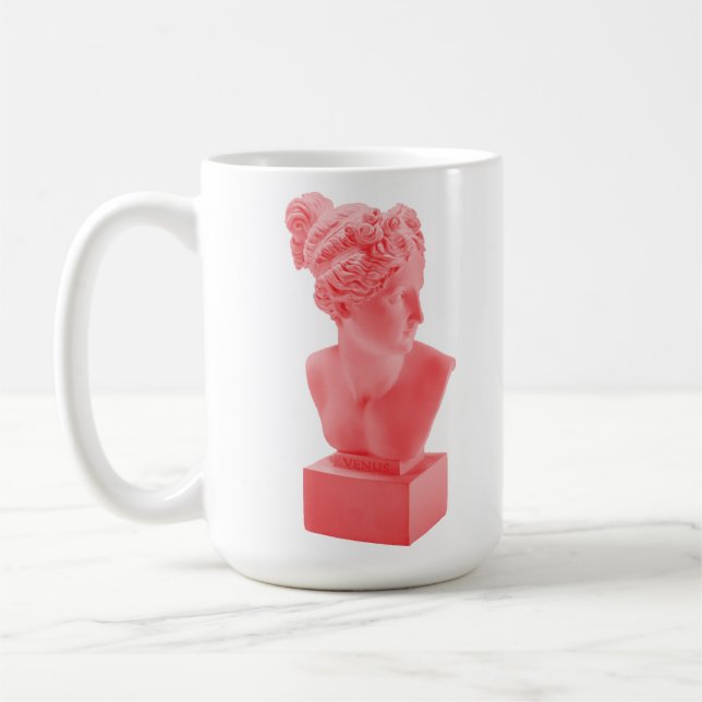 Caneca De Café Fucsia Venus Bust (Esquerda)