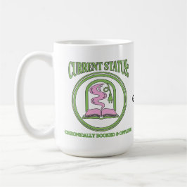 Caneca De Café Fuga de Leitura Analógica Crônicamente Agendada e 