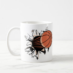 Caneca De Café Fuga do basquetebol