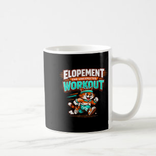 Caneca De Café Fuga o inesperado treino guaxinim engraçado