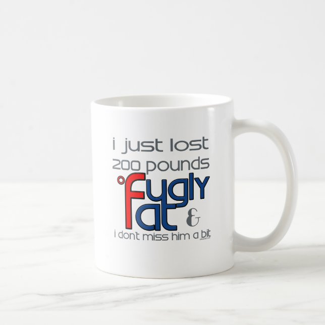 Caneca De Café Fugly Divorciou-O (Direita)