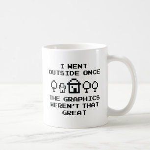 Caneca De Café Fui Lá Fora Uma Vez