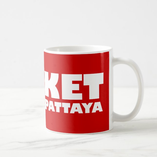CANECA DE CAFÉ FUKET, VOU A PATTAYA (Direita)