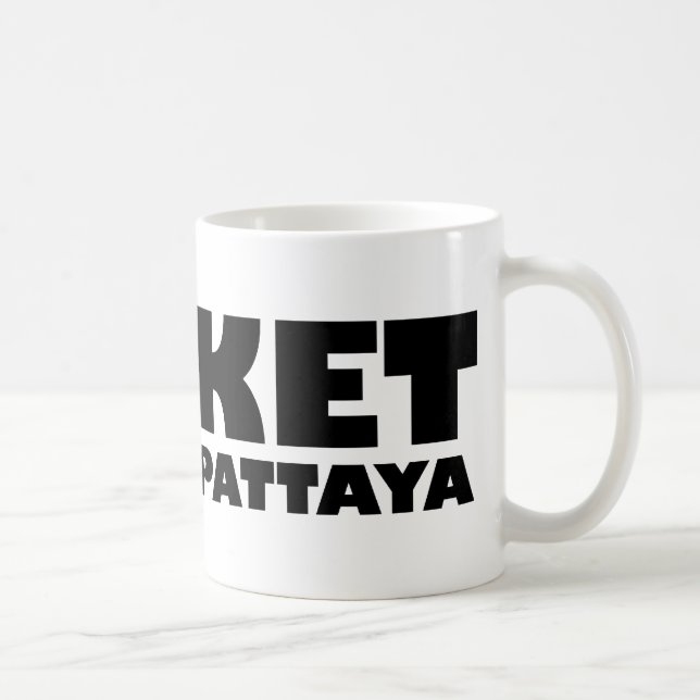 CANECA DE CAFÉ FUKET, VOU A PATTAYA (Direita)