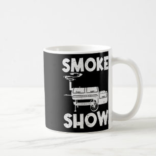 Caneca De Café Fumaça Mostra Churrasco Engraçada Fumante Gelando