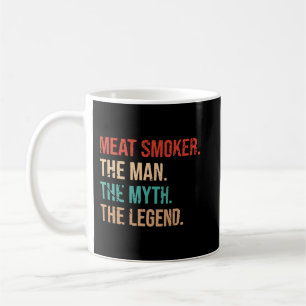 Caneca De Café Fumante De Carne Fumante CHURRASCO Fumante Fumando