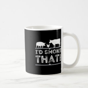 Caneca De Café Fumava aquele Churrasco Engraçado Barbecue Pitmast