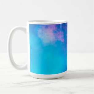 Caneca De Café Fumos cor-de-rosa e azuis   Zazzle_Growth.