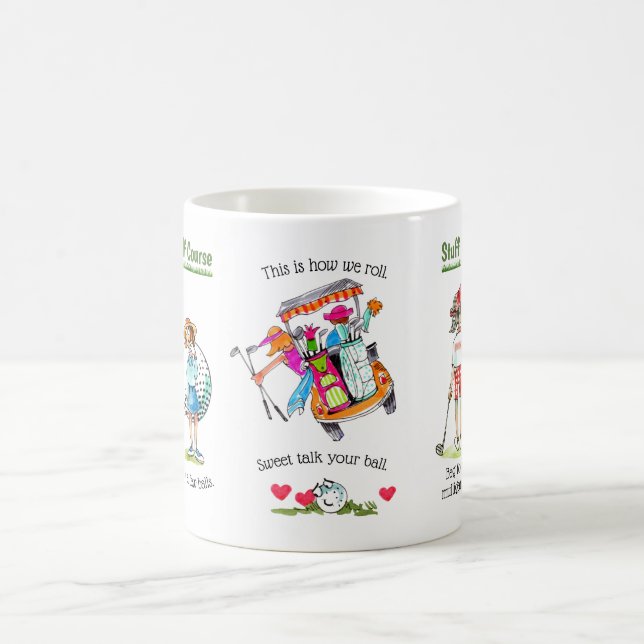 Caneca De Café Fun Golf Course Stuff Mug (Centro)