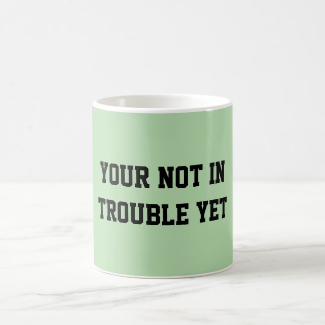 Caneca De Café Fun Mint Green Sarcastic quote for teachers (Centro)