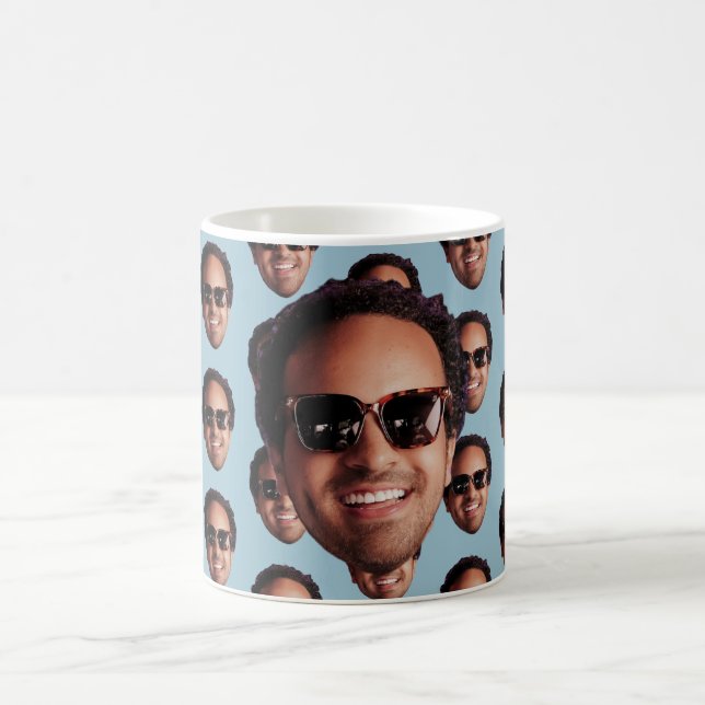 Caneca De Café Fun Personalized Face Photo (Centro)