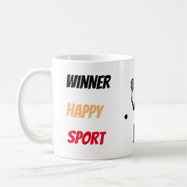 Caneca De Café Fun player tennis