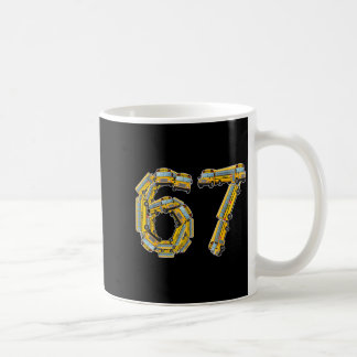 Caneca De Café Fun School Bus 67 Teacher Appreciation 67 Meme Bus