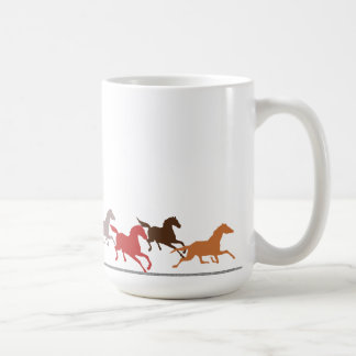 Caneca De Café Funcionamento dos cavalos selvagens