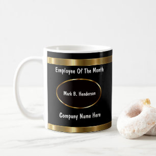 Caneca De Café Funcionário Clássico Do Mês De Café De Escala Supe