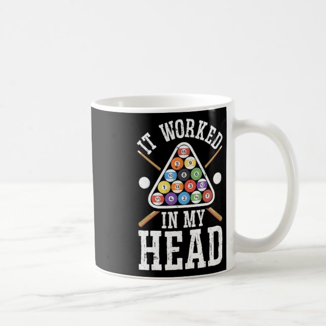 Caneca De Café Funcionou Na Minha Cabeça, Engraçada Piscina Billi (Direita)
