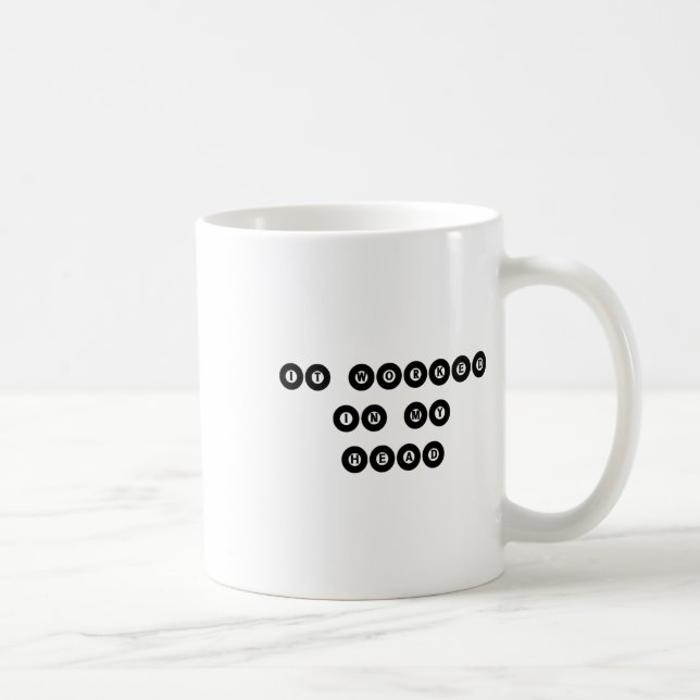 Caneca De Café Funcionou Na Minha Cabeça - Jogadores De Piscina B (Direita)