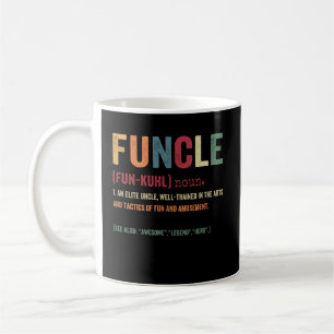 Caneca De Café Funcle Engraçado Tio Definição, Impressionante 