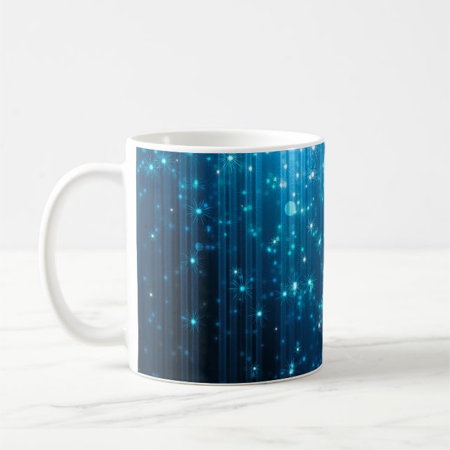 Caneca De Café fundo abstrato (Esquerda)