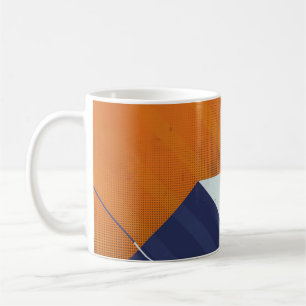 Caneca De Café Fundo abstrato. Triturar textura. Geo do triângul