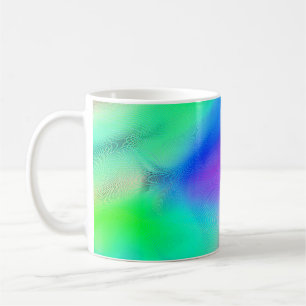 Caneca De Café fundo abstrato turvo, tendência multicolorido p