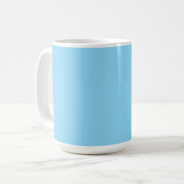 Caneca De Café Fundo azul claro sólido uniformemente colorido