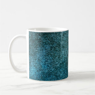 Caneca De Café Fundo azul escuro que é superfície áspera. resumo