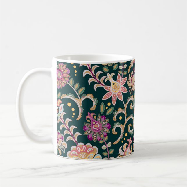 Caneca De Café Fundo Cor-de-rosa-rosa-claro (Esquerda)