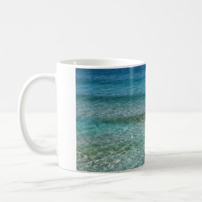 Caneca De Café Fundo de abstrato Beach 42 (Esquerda)