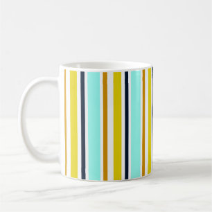 Caneca De Café Fundo de abstrato com faixas de cores distribuídas