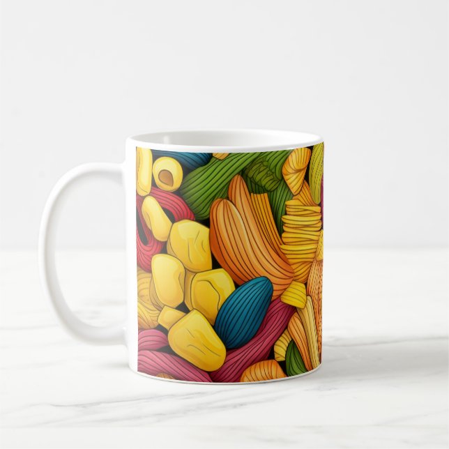 Caneca De Café Fundo de arte de massa (Esquerda)