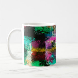 Caneca De Café fundo de gradação de abstrato do desfoque caótico