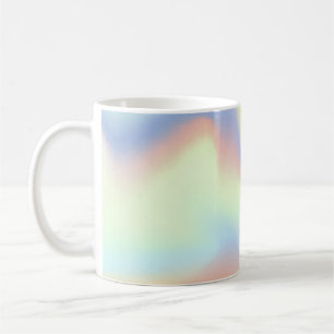 Caneca De Café Fundo de Malha Gradiente no Estilo Moderno. Colori