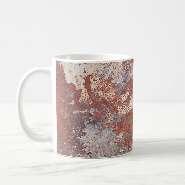 Caneca De Café Fundo de metal enferrujado (Esquerda)