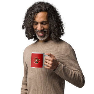 Caneca De Café Fundo de Mugshot e Designs de Mug de Café Superior