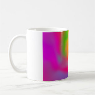 Caneca De Café fundo de nuvem macia de abstrato em cor pastel