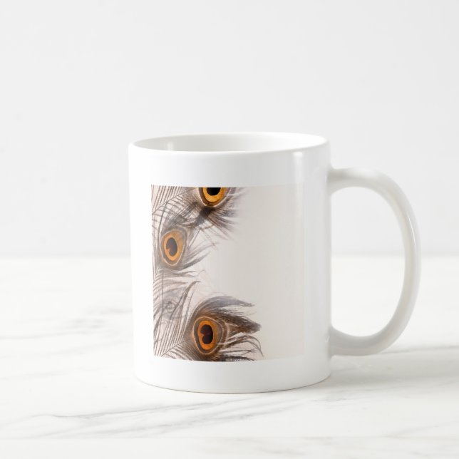 Caneca De Café fundo de paciock Feathery (Direita)