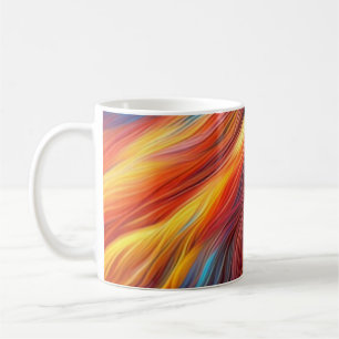 Caneca De Café Fundo de Textura Colorida com Peles - 68454
