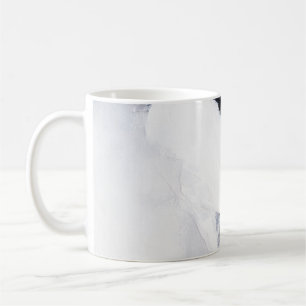 Caneca De Café fundo de textura do óleo de abstrato. Abstrato art
