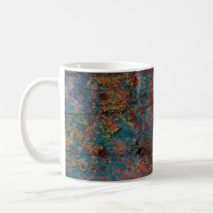 Caneca De Café fundo do abstrato multicolor grunge com abstração
