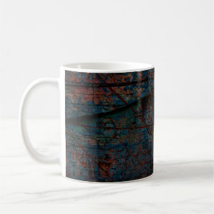 Caneca De Café fundo do abstrato multicolor grunge com abstração
