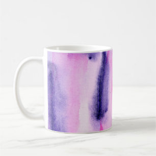 Caneca De Café fundo feito a abstrato com mão com água artística