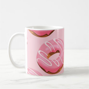 Caneca De Café Fundo sem costura de Rosquinhas envidraçadas